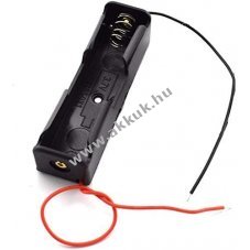 Elemtart 1db 18650 akkuhoz kbeles csatlakozval