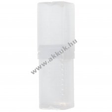 Akkutart doboz 18500, 18650, 20700, 21700 Li-Ion akkukhoz