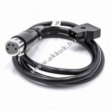 Adapter az Anton Bauer Dionic D-Tap csatlakoz XLR 4-Pin-es vggel