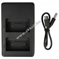 Helyettest Dual USB akkutlt Palfinger 590, 790 2db akku tltsre