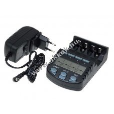 Technoline t�pus BC 700 gyorsakkut�lt� LCD kijelz�vel AA/AAA 9 funkci�s