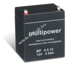 Helyettest lom akku Diamec tpus: DM12-4 12V 4,5Ah Multipower helyettesti: 12V 4Ah