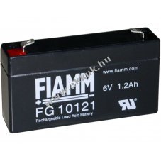 lom akku 6V 1,2Ah FIAMM tpus FG10121 (csatlakoz: F1)