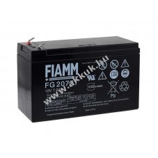 lom akku 12V 7,2Ah FIAMM tpus FG20721 VDS-minstssel (csatlakoz: F1)