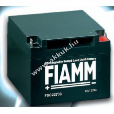 lom akku 12V 27Ah FIAMM tpus FGC22703 (ciklusll, ciklikus)
