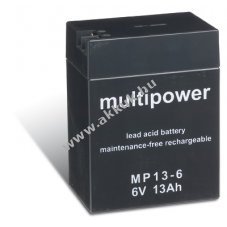 lom akku 6V 13Ah (Multipower) tpus MP13-6