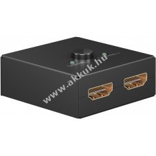 Manulis HDMI vlt/switch doboz 2 csatlakoztatott eszkz kztti vltshoz - A kszlet erejig!