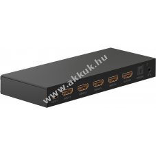 HDMI switch/kapcsol 4db bamenet 1db kimenet 4K60Hz audio kimenettel