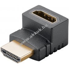 HDMI adapter 90 -ban fajltott, vertiklis, 8K 60Hz