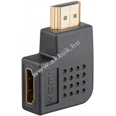 HDMI adapter 270 -ban fajlttt, horizontlis, 8K 60Hz