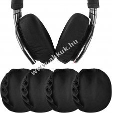 2 pr rugalmas fejhallgat flvd moshat, fekete, tmr 8-11 cm