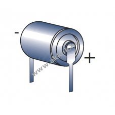 SAFT lithium elem tpus LS17500PF forraszthat PCB 2 pin - A 3,6V 3,4Ah (Li-SOCl2)