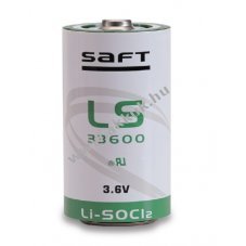 SAFT lithium elem tpus LS33600 - D 3,6V 17Ah (Li-SOCl2)