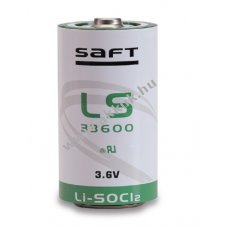 SAFT lithium elem tpus LS33600 - D 3,6V 17Ah (Li-SOCl2) - A kszlet erejig!
