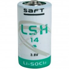 SAFT lithium C, baby, bbi elem tpus LSH14 - 3,6V 5,8Ah (Li-SOCl2) - Kirusts!