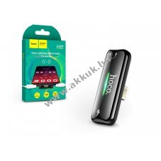 HOCO lightning adapter egyidben trtn tltshez s zenehallgatshoz - 5V/2.4A - Kirusts!
