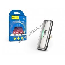 HOCO lightning adapter egyidben trtn tltshez s zenehallgatshoz - 5V/2.4A