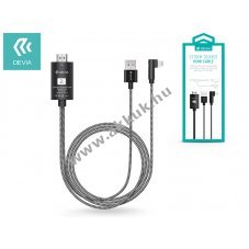 Devia Apple iPhone Lightning + USB + HDMI kbel 2 m-es vezetkkel