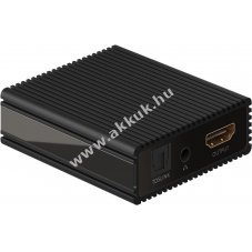 HDMI audi levlaszt/extraktor digitlis analg adapter 4k 60Hz