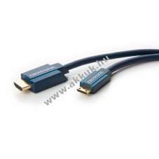 Clicktronic Mini-HDMI adapterk�bel Ethernet 4K/60Hz 2m