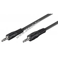 3,5mm jack sszekt kbel 1,5m, mindkt vge jack 3,5mm (3-pines stereo)