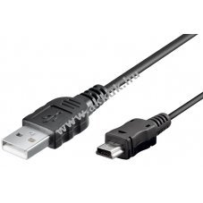USB kbel mini USB csatlakozval 1m (Nokia DKE-2, Motorola SKN6371C, HTC DC-U100)