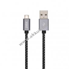 3SIXT USB A 2.0 s micro USB B 2.0 tlt- s adatkbel 2m - Kirusts! - A kszlet erejig!