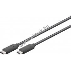 Goobay USB C 3.1 tlt s adatkbel fekete (2m)
