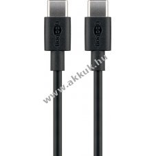 Goobay USB C tlt- s adatkbel fekete (50cm)