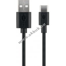 Goobay USB-C tlt s szinkonizl kbel kszlkekhez USB-C aljzattal 50cm