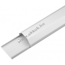 Goobay alumnium kbelvezet cs fehr, 1.1m x 5cm x 2.6cm