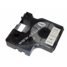 Helyettest kazetta Dymo 40913 - 9mm - fekete/fehr 7m