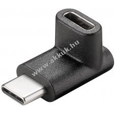 Usb-C csatlakoz adapter 90 fokban hajltott csatlakozval - Kirusts! - A kszlet erejig!