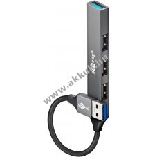 4 portos USB hub, vkony kialakts, USB-A - A kszlet erejig!