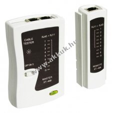 Goobay hlzati teszter  RJ11, RJ12, RJ45, ISDN, CAT5, CAT6