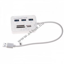 Memria krtyaolvas (MS/SD/M2/TF) s USB-Hub USB 3.0