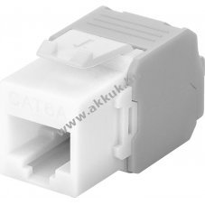 CAT 6a KeyStone RJ45 csatlakoz, rnykolatlan, 500MHz