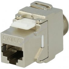 CAT 6a KeyStone RJ45 csatlakoz, STP rnykolssal, 250 MHz Csatlakozs: LSA, cink nttt hz