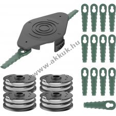 Pengefej, 15db penge, 4db fnyr damil Parkside fszeglynyrhoz