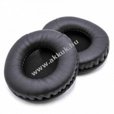 Fejhallgat, flhallgat flprna szivacs 80mm klnbz fejhallgatkhoz, fekete 1pr