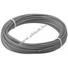 Szigetelt rzhuzal, 10m, szrke