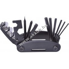 Multifunkcis biciklis szerszmkszlet vtskval, 15 rszes - Kirusts! - A kszlet erejig!