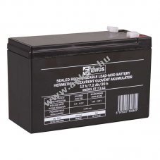 �lom akku 12V 7,2Ah EMOS helyettes�ti 12V 7Ah (csatlakoz� F1)