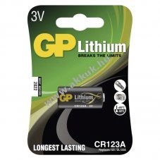 GP fot� elem Lithium CR123 (CR17345) 1db/csom.