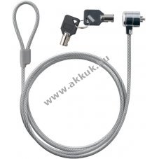 Goobay laptop biztons�gi z�r m�anyagbor�t�s� ac�lk�bel 1,5m 4,5mm T-csap 2 kulccsal