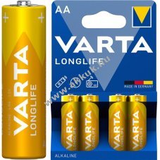 Varta LR6 AA Mignon ceruza 4106 1,5V 4db/csomag elem alk�li-mang�n - Ki�rus�t�s