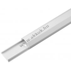 Goobay f�lk�r�ves alum�nium k�belcsatorna feh�r 1100x33x18mm