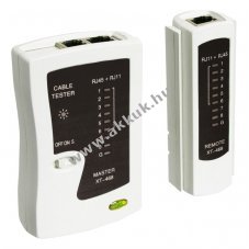 Goobay h�l�zati k�belteszter CAT5 CAT6 CAT7 ISDN RJ11 RJ45 9V