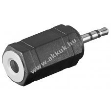 Goobay f�lhallgat� adapter 2,5mm dug� 3,5mm aljzat sztere�