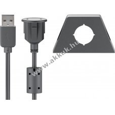 USB 2.0 Hi-Speed Verl�ngerungskabel A Stecker > A Buchse montierbar